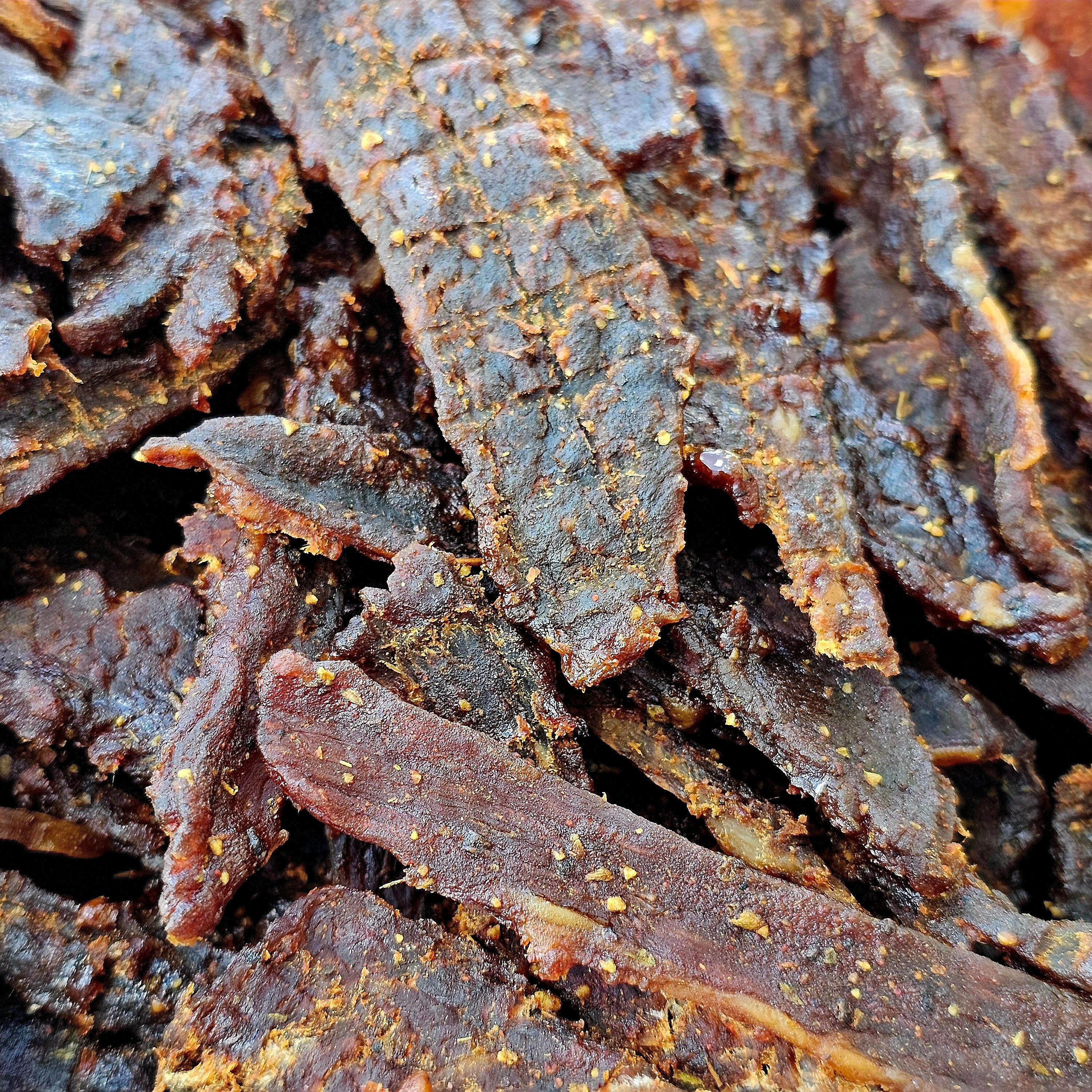 Heartland Smokehouse BBQ Premium Beef Jerky.