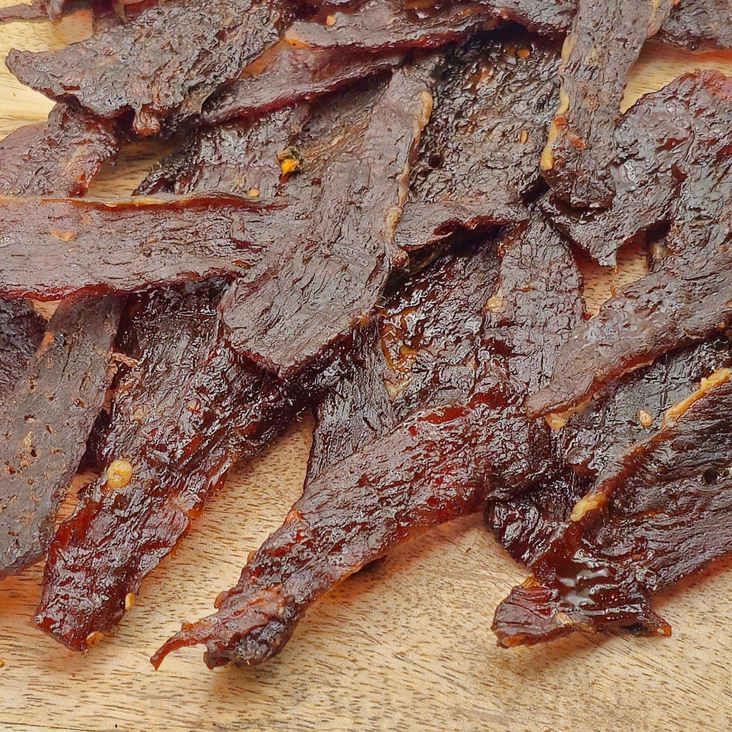 Teriyaki Premium Beef Jerky.