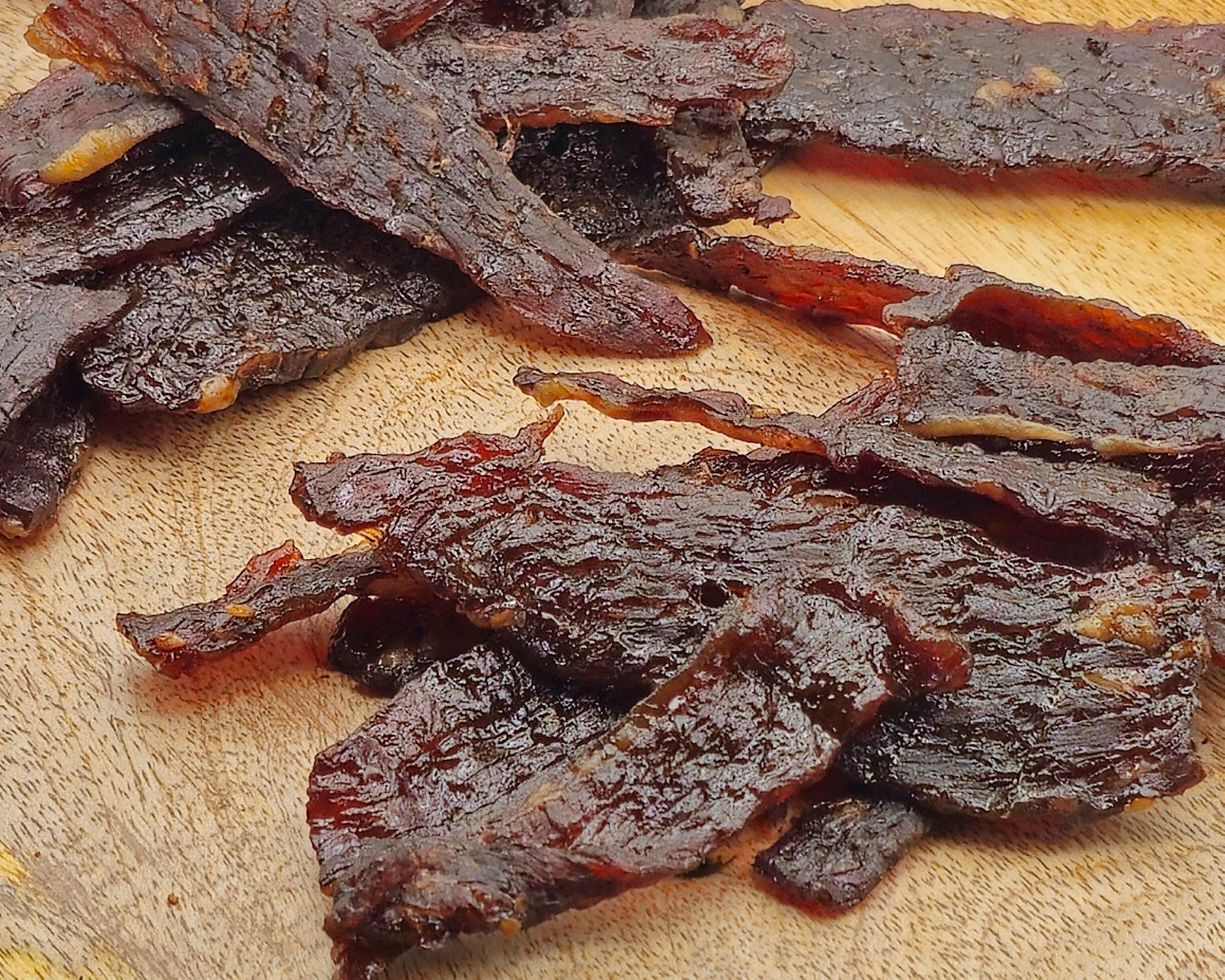 Teriyaki Premium Beef Jerky.