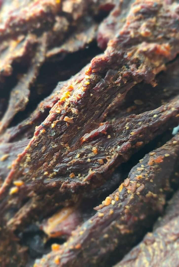 Montreal Seasoned Premium Beef Jerky.