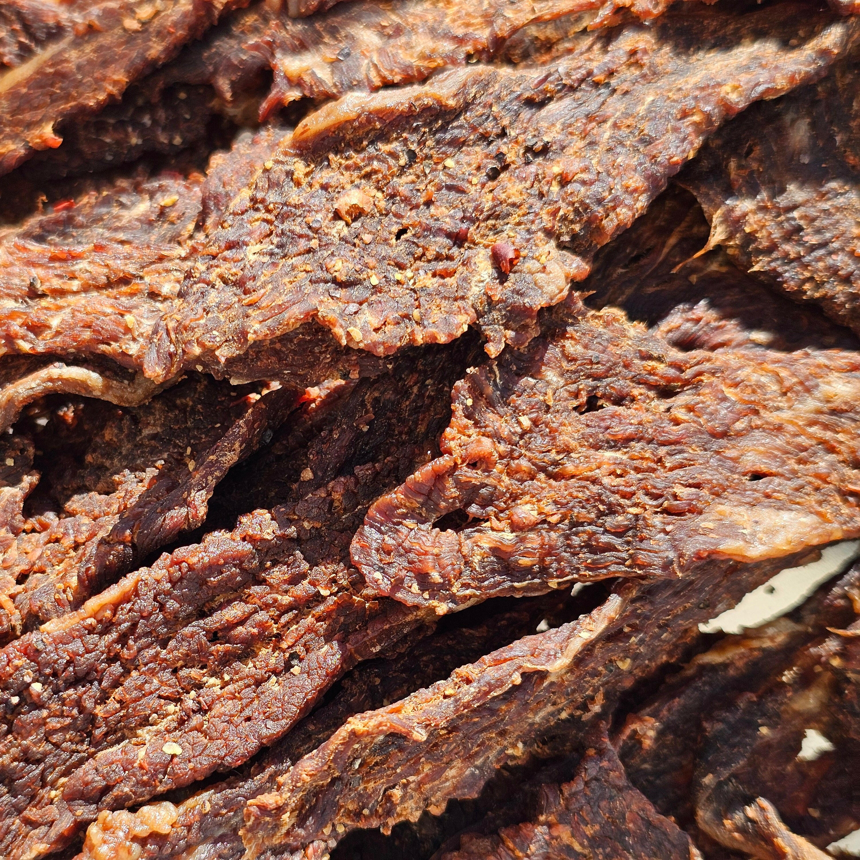 Kickin' Bourbon Lime Premium Beef Jerky.