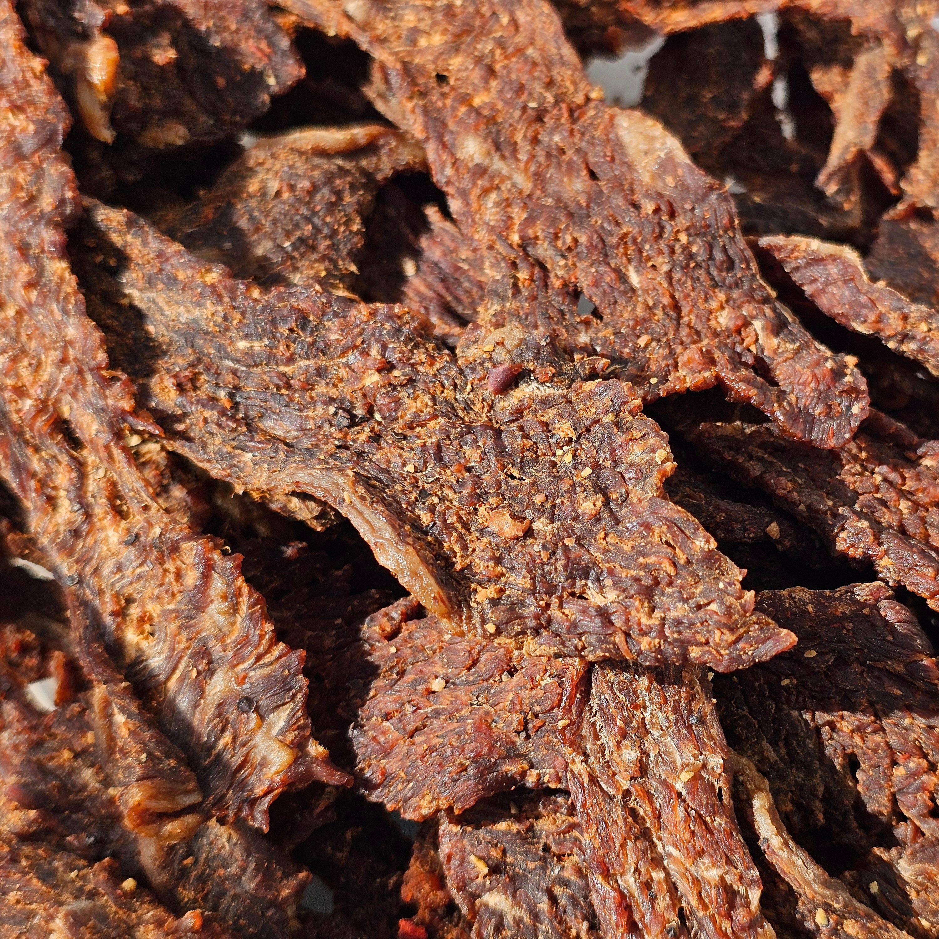 Kickin' Bourbon Lime Premium Beef Jerky.