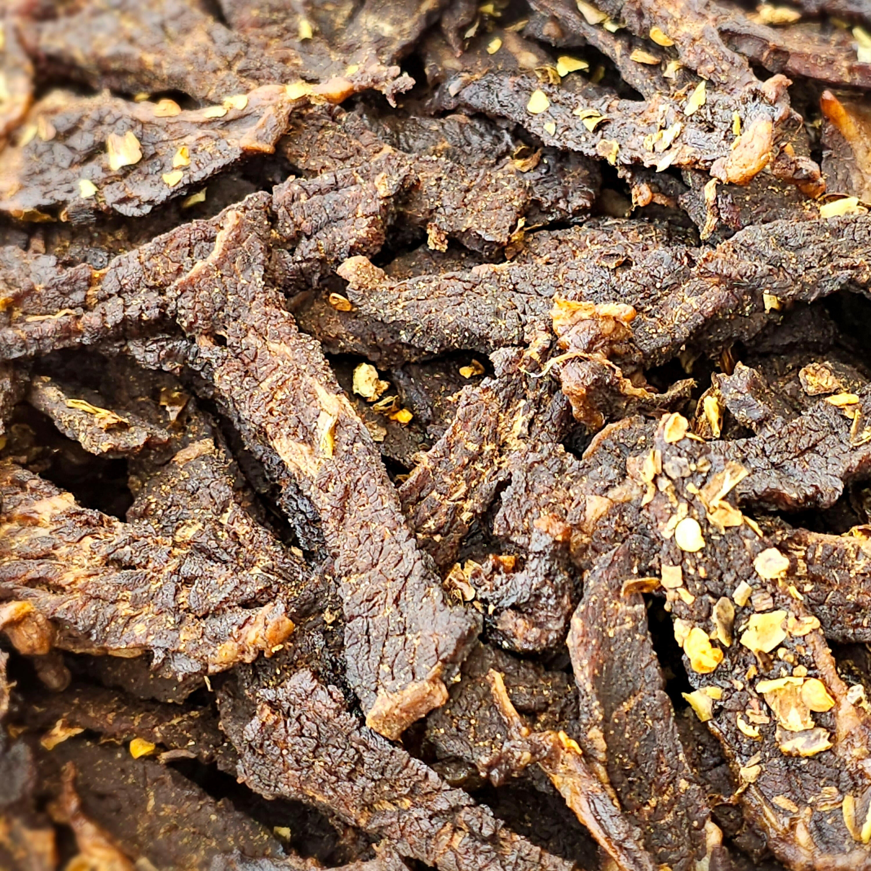 Hatch Green Chile Premium Beef Jerky.