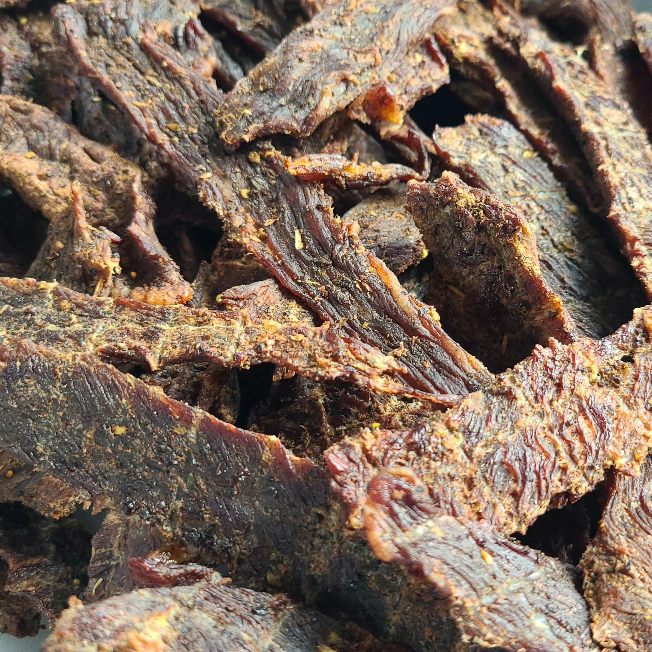 DoggoNoms™: Cinnamon Sugar Premium Beef Jerky Dog Treatos.
