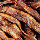 Brown Sugar-Cinnamon Premium Bacon Jerky.