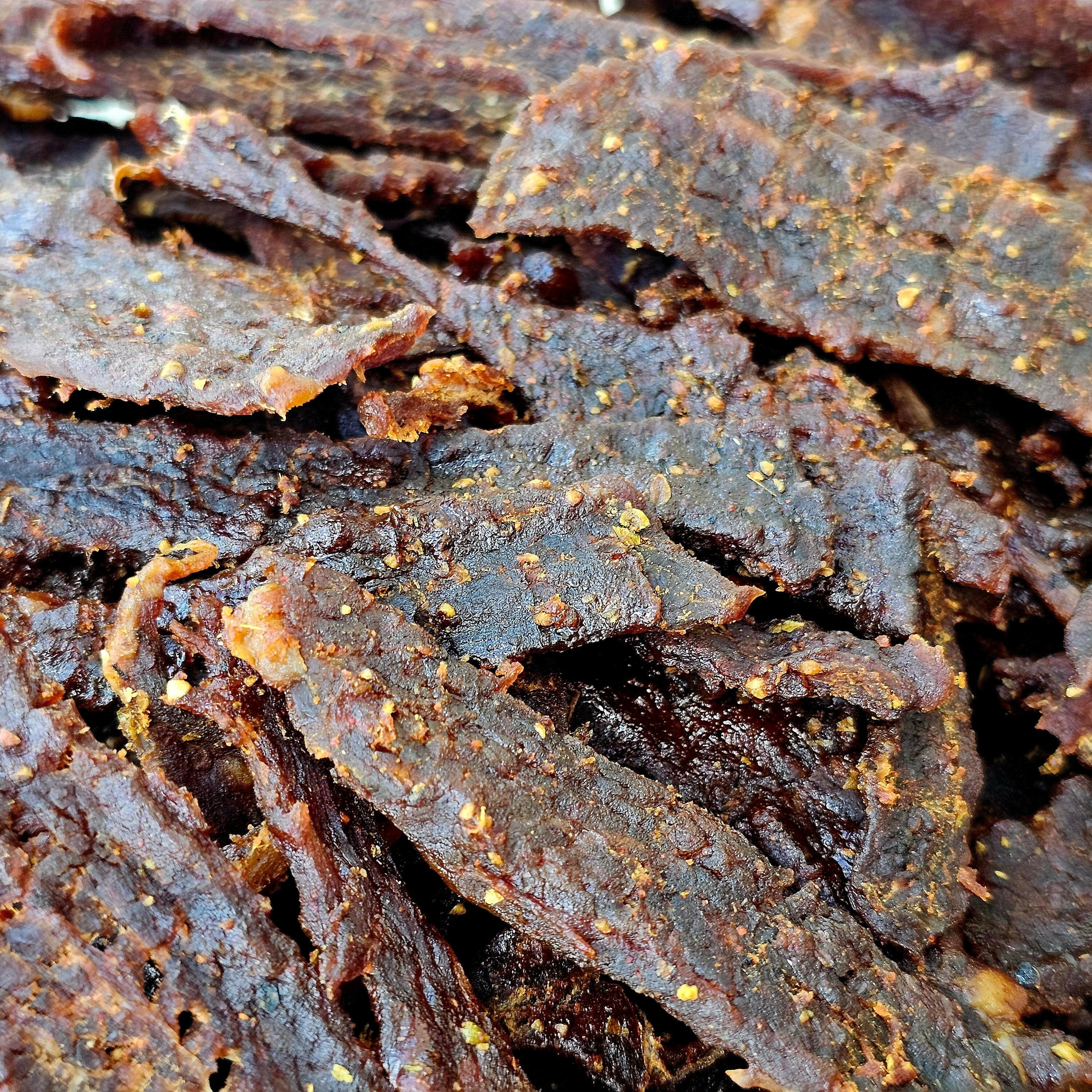 Heartland Smokehouse BBQ Premium Beef Jerky.